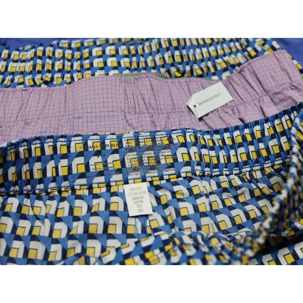 Banana Republic Boxer Shorts Mens Small 5 Pair lot Lounge Lot‎ NWT